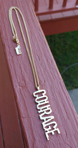 oneWORD Jewelry - COURAGE necklace