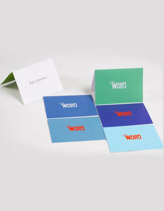the word changes logo PATIENCE pack - Greeting Cards (2)