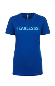 Women's FEARLESS. T-Shirt (Royal Blue)