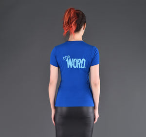 Women's FEARLESS. T-Shirt (Royal Blue)