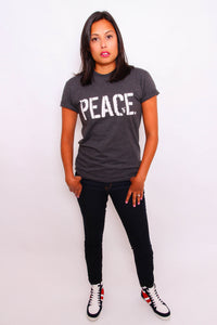 Unisex PEACE. T-Shirts (GREY)