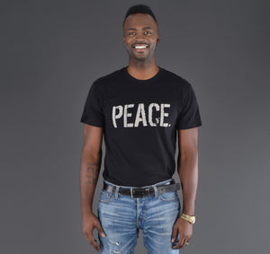 Unisex PEACE. T-Shirts (BLACK)